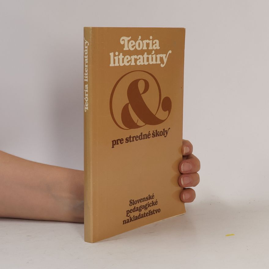 Eduard Gombala Teória literatúry pre stredné školy