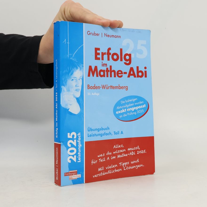 Helmut Gruber Erfolg im Mathe-Abi 2025 Leistungsfach Teil A Baden-Württemberg