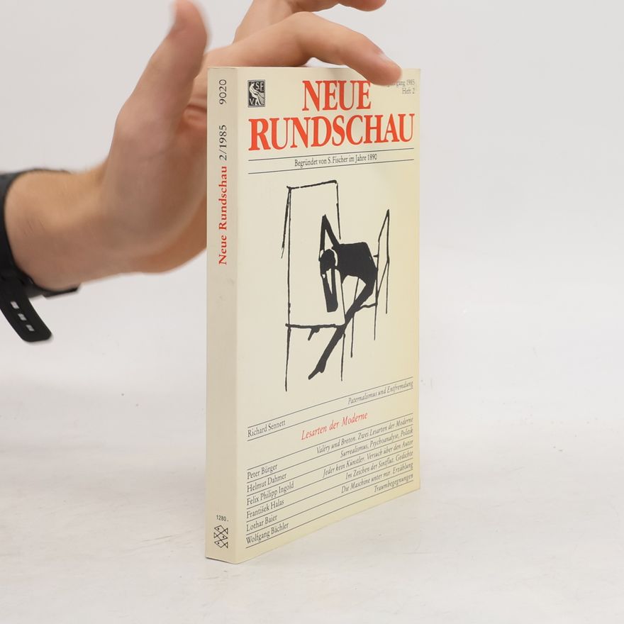 Wolfgang Bächler Neue Rundschau