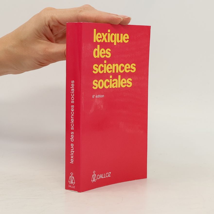 Madeleine Grawitz Lexique des sciences sociales - 6e édition