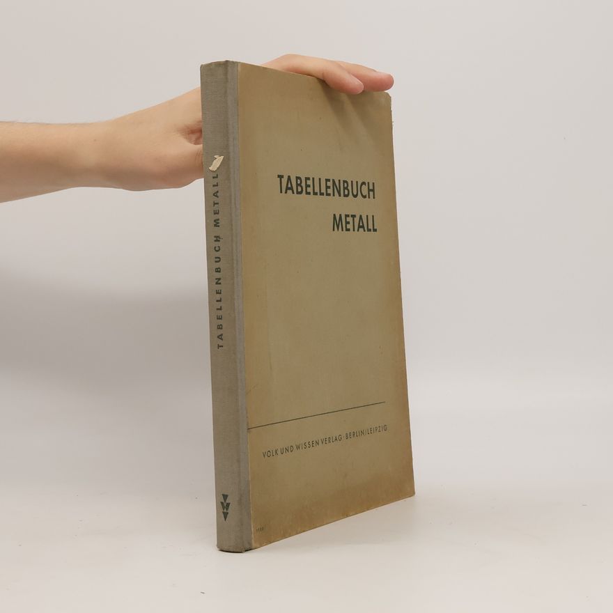 Autorenkollektiv Tabellenbuch Metall
