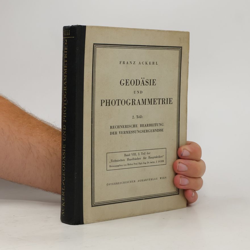 Franz Ackerl Geodäsie und Photogrammetrie 2