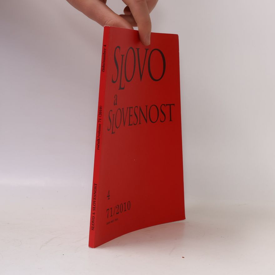 Various authors Slovo a slovesnost 4. 71/2010