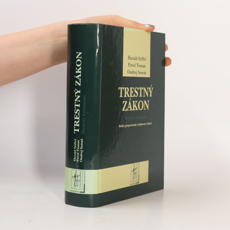 Pavol Toman Trestný zákon