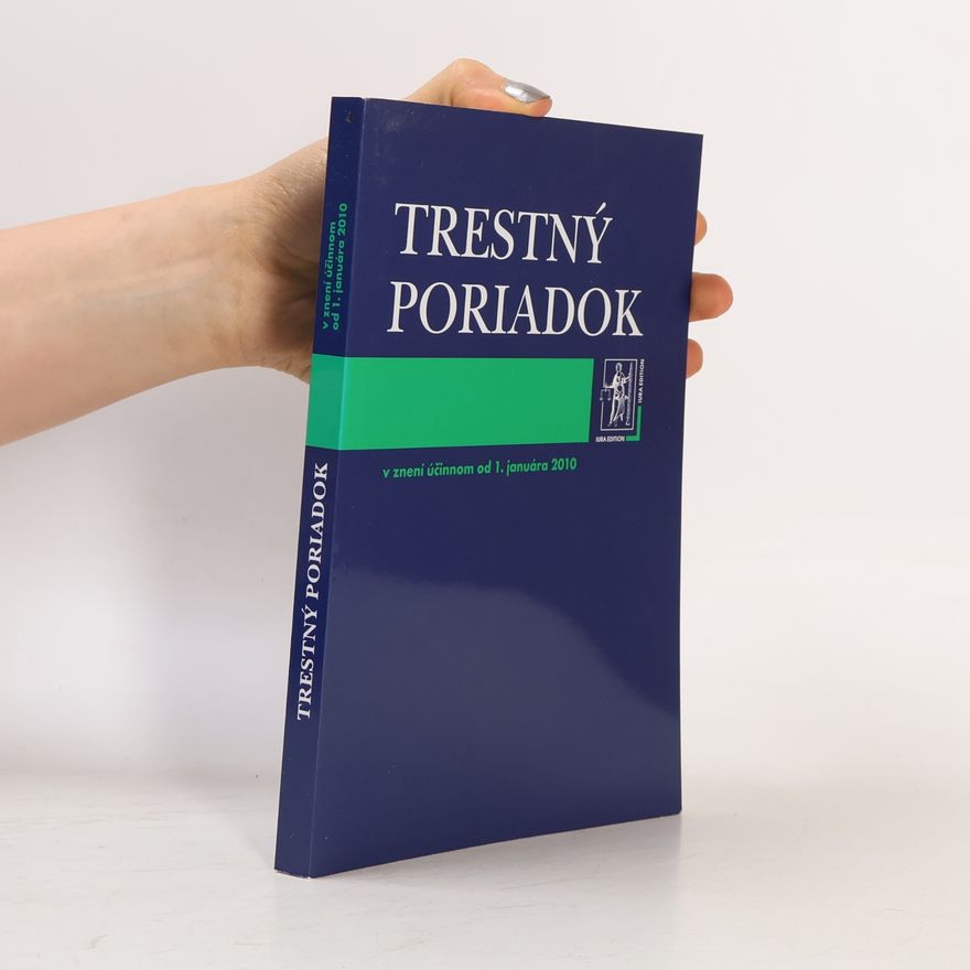 Autorenkollektiv Trestný poriadok