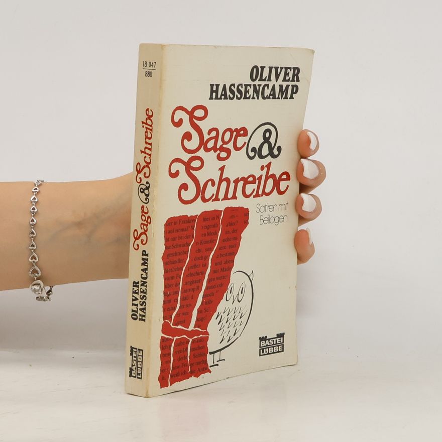 Oliver Hassencamp Sage & Schreibe