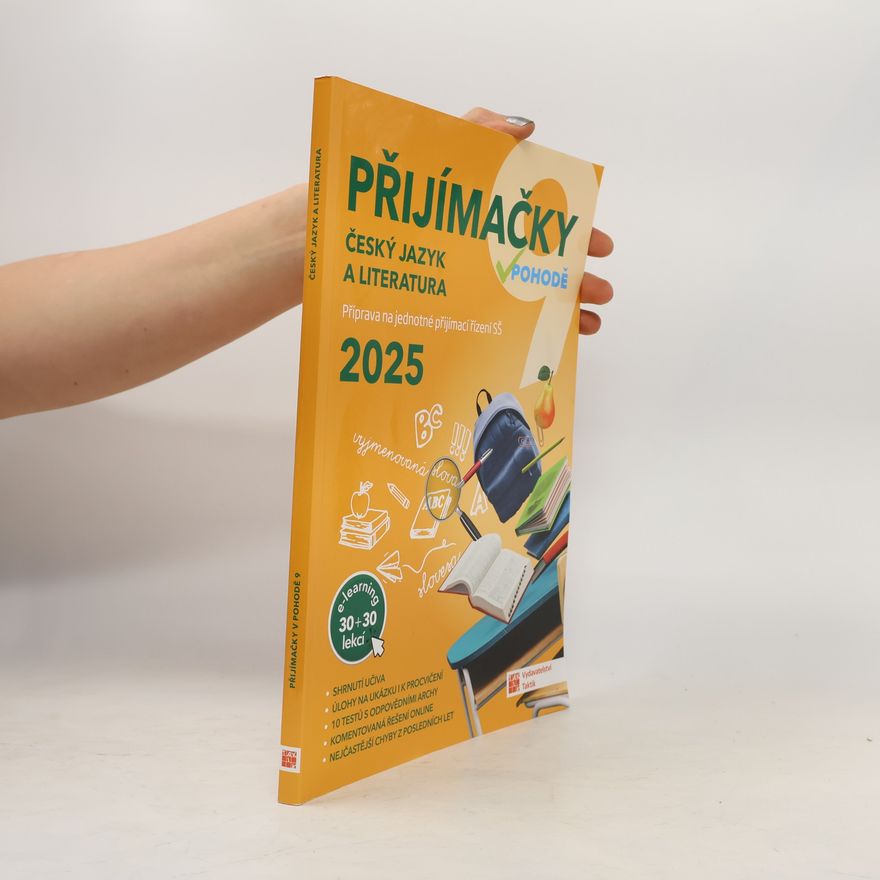 Kolektív autorov Přijímačky 9 Český jazyk a literatura + E-learning 2025