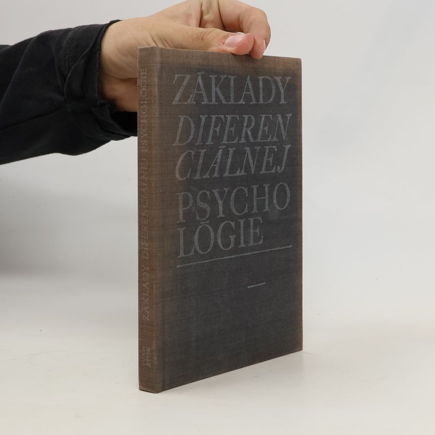 Ivan Štúr Základy diferenciálnej psychológie