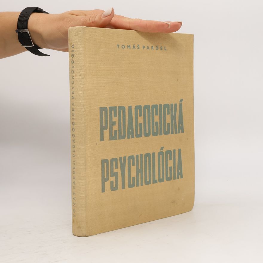 Tomáš Pardel Pedagogická psychológia