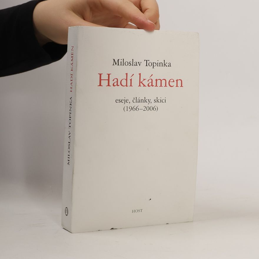 Marie Langerová Hadí kámen: Eseje, články, skici (1966-2006)