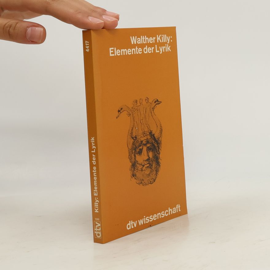 Walther Killy dtv Wissenschaft: Elemente der Lyrik