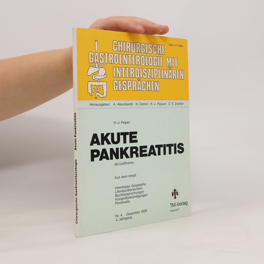 Autorenkollektiv Akute Pankreatitis