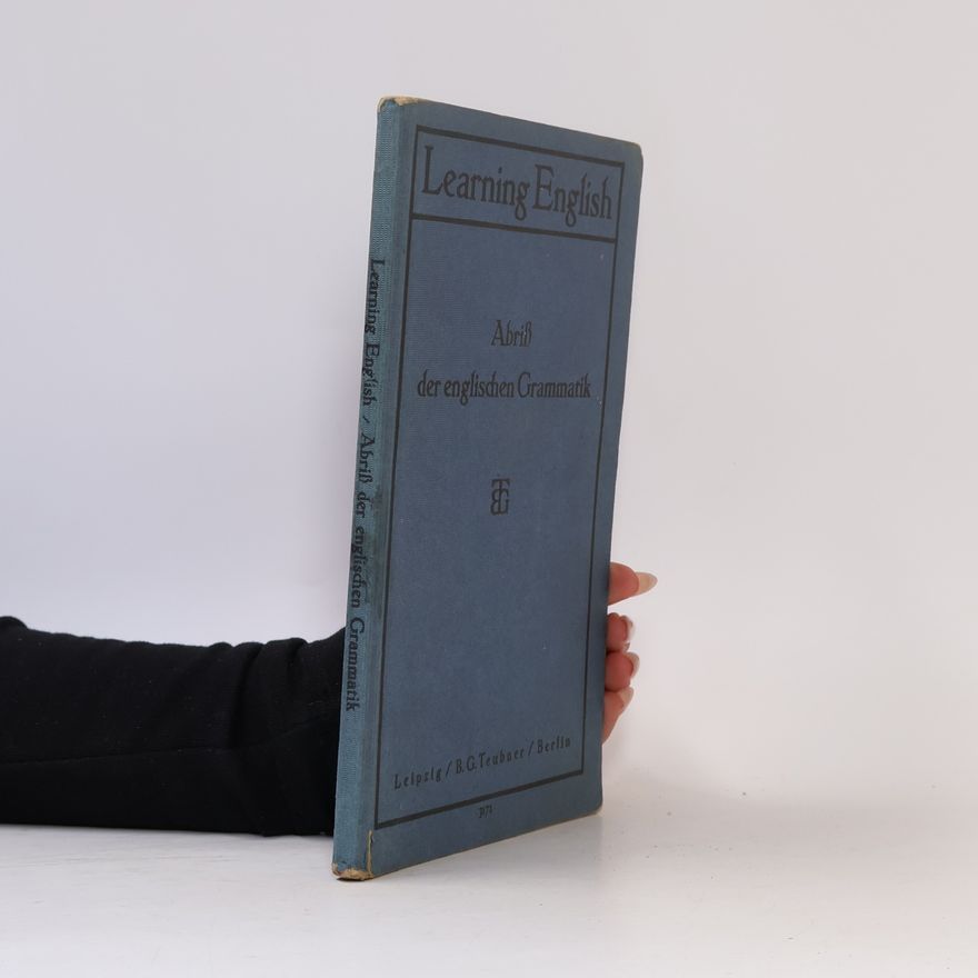 Gustav Humpf Abriß der englischen Grammatik