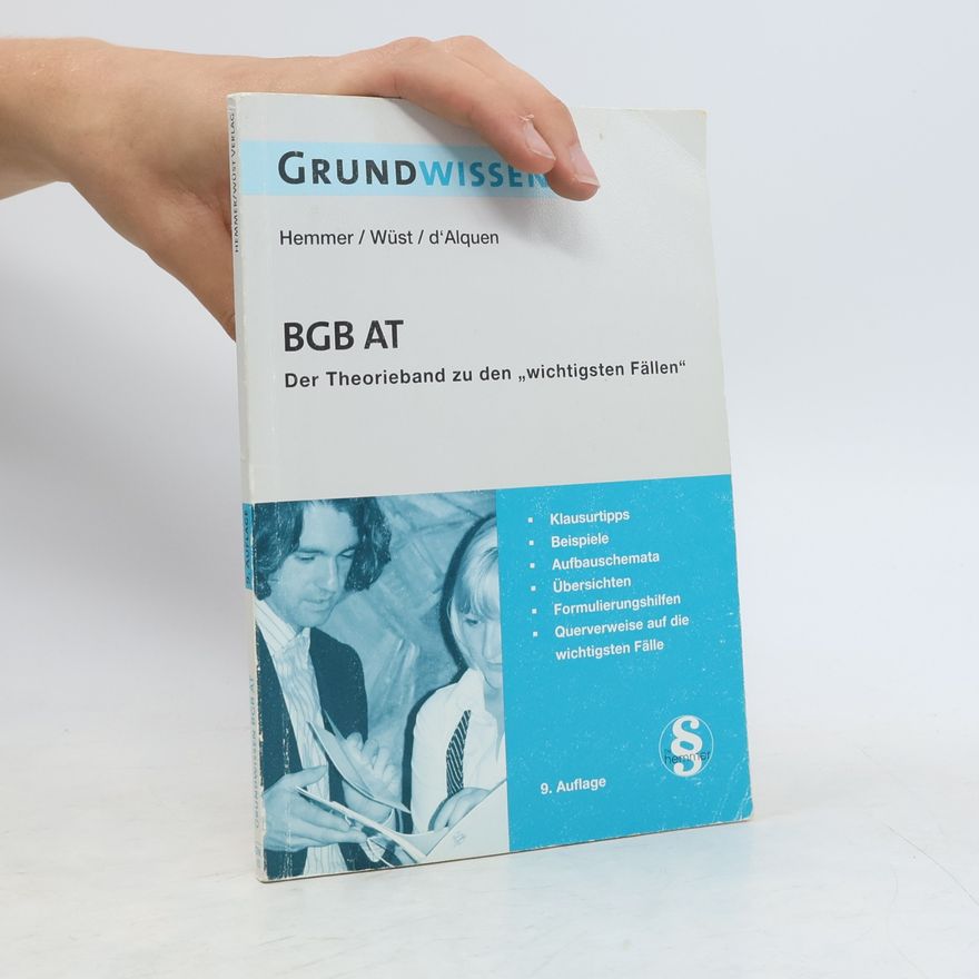 Karl-Edmund Hemmer Grundwissen BGB-AT