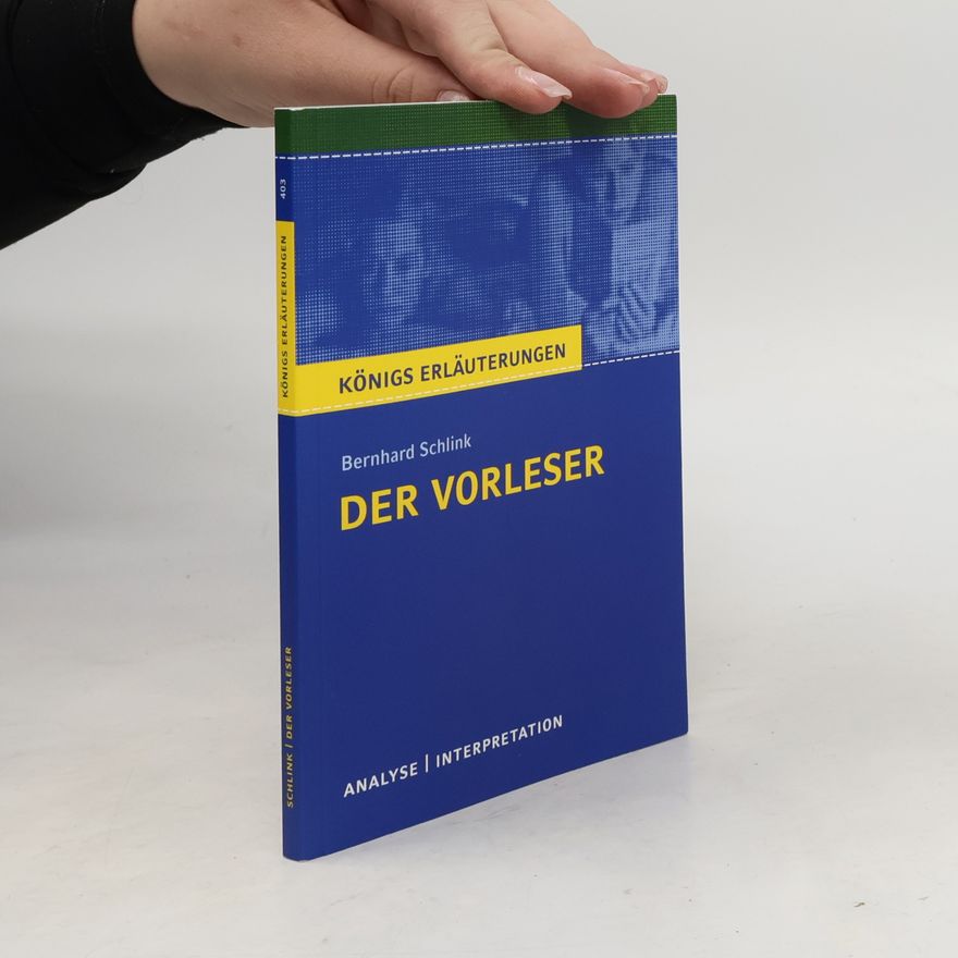 Bernhard Schlink Der Vorleser