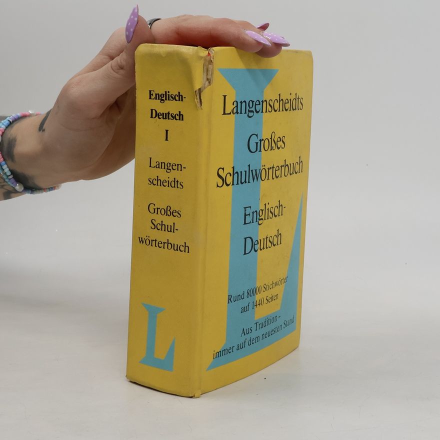 Werner Rüdenberg Langenscheidts Großes Schulwörterbuch Englisch- Deutsch I.