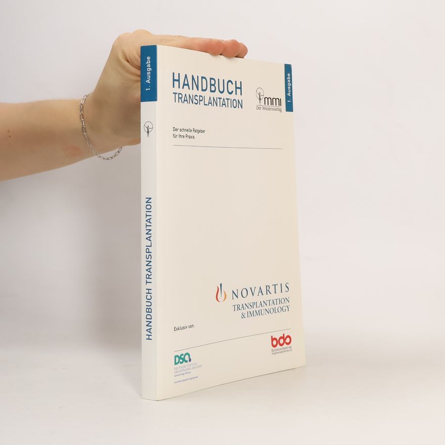 Stefan Tullius Handbuch Transplantation 1. Ausgabe