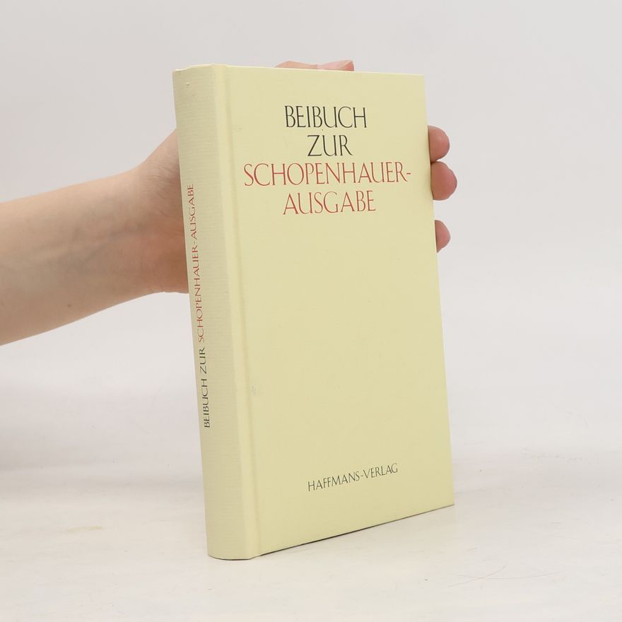 Arthur Schopenhauer Arthur Schopenhauers Werke