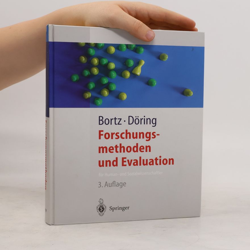 Jürgen Bortz Forschungsmethoden und Evaluation für Human- und Sozialwissenschaftler