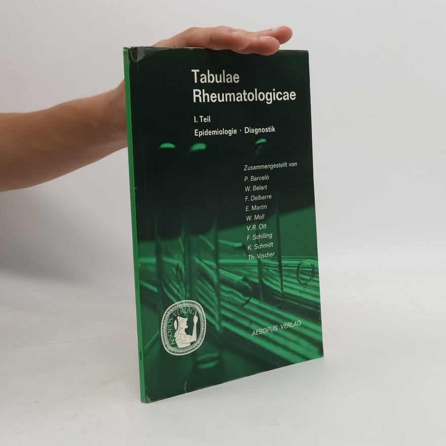 Autorenkollektiv Tabulae Rheumatologicae I. Epidemiologie. Diagnostik
