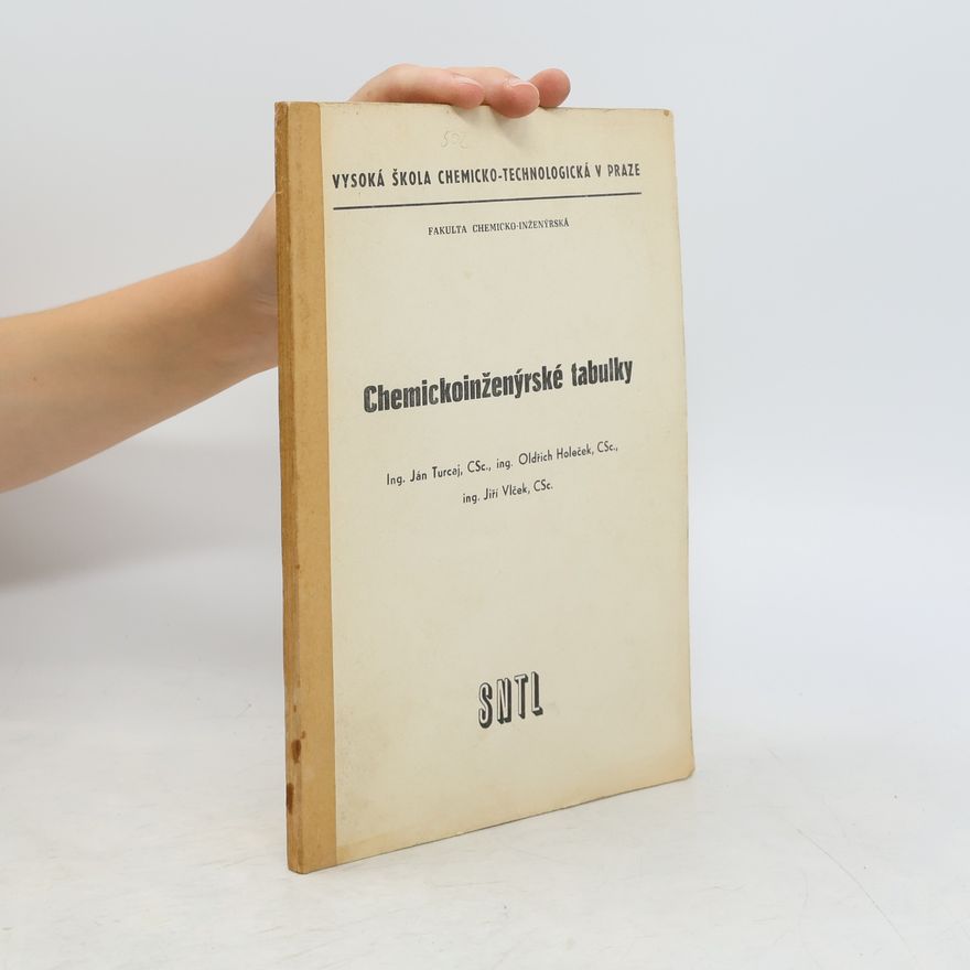 AA.VV. Chemickoinženýrské tabulky