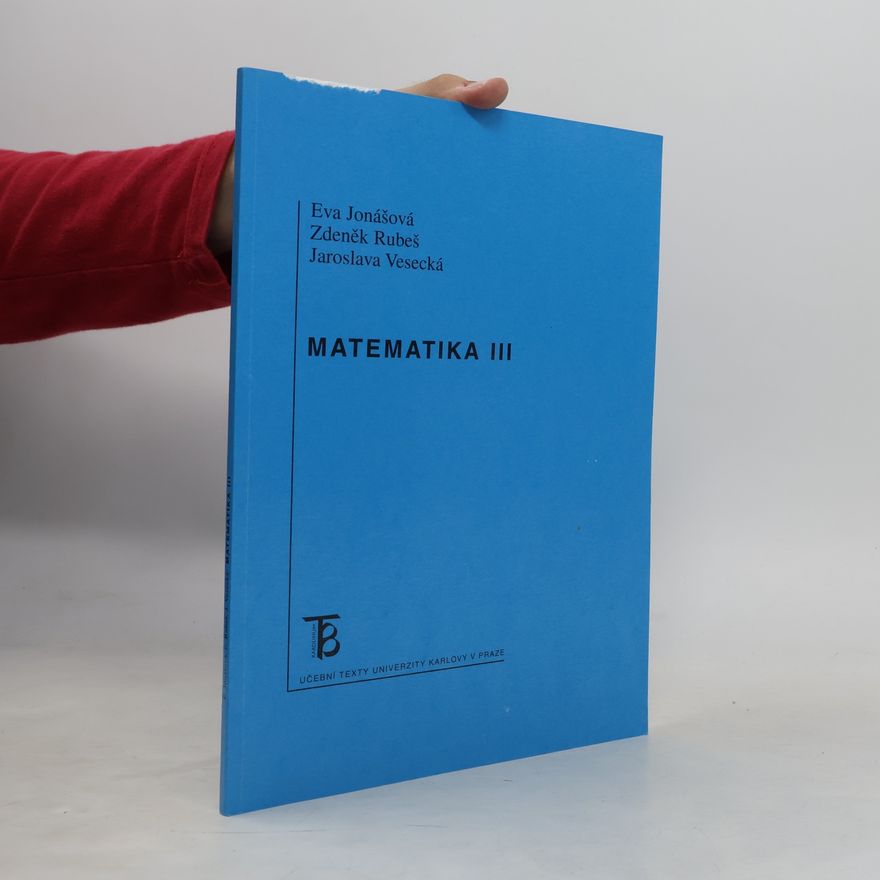 Eva Jonášová Matematika III