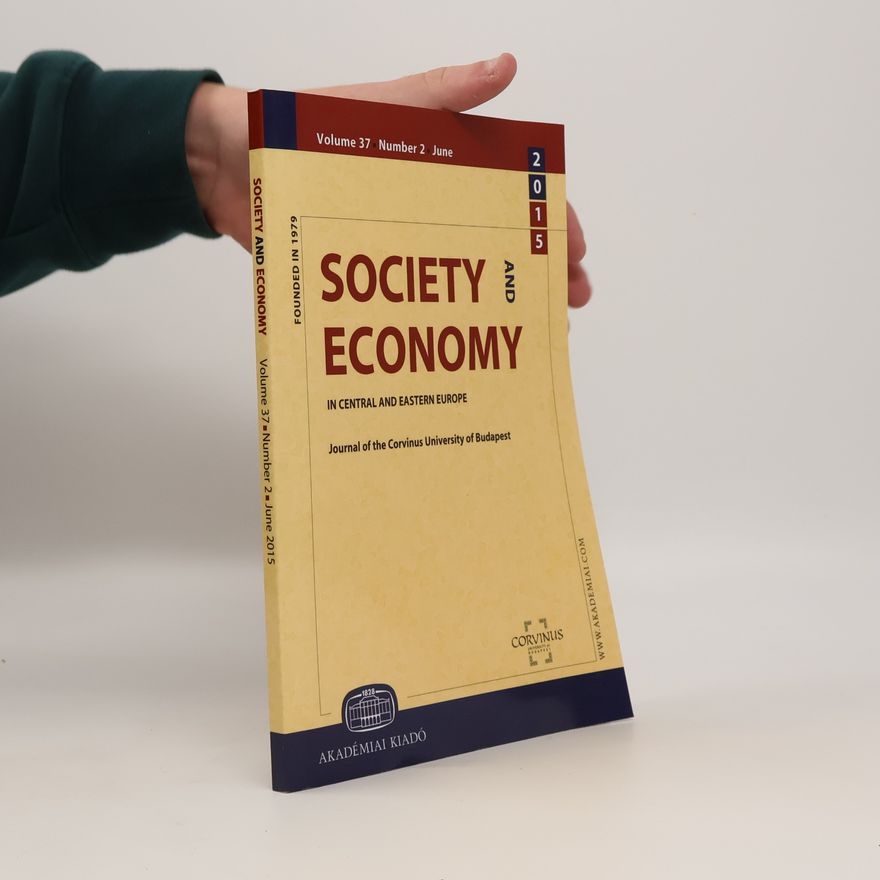 Autorenkollektiv Society and Economy 37/2