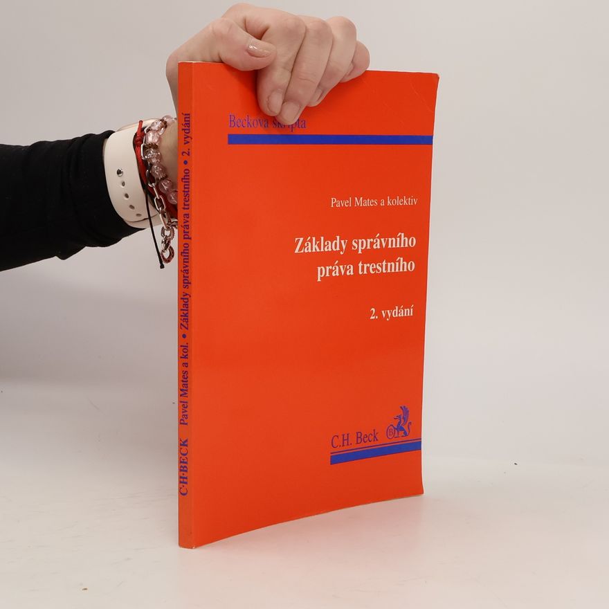 Pavel Mates Základy správního práva trestního