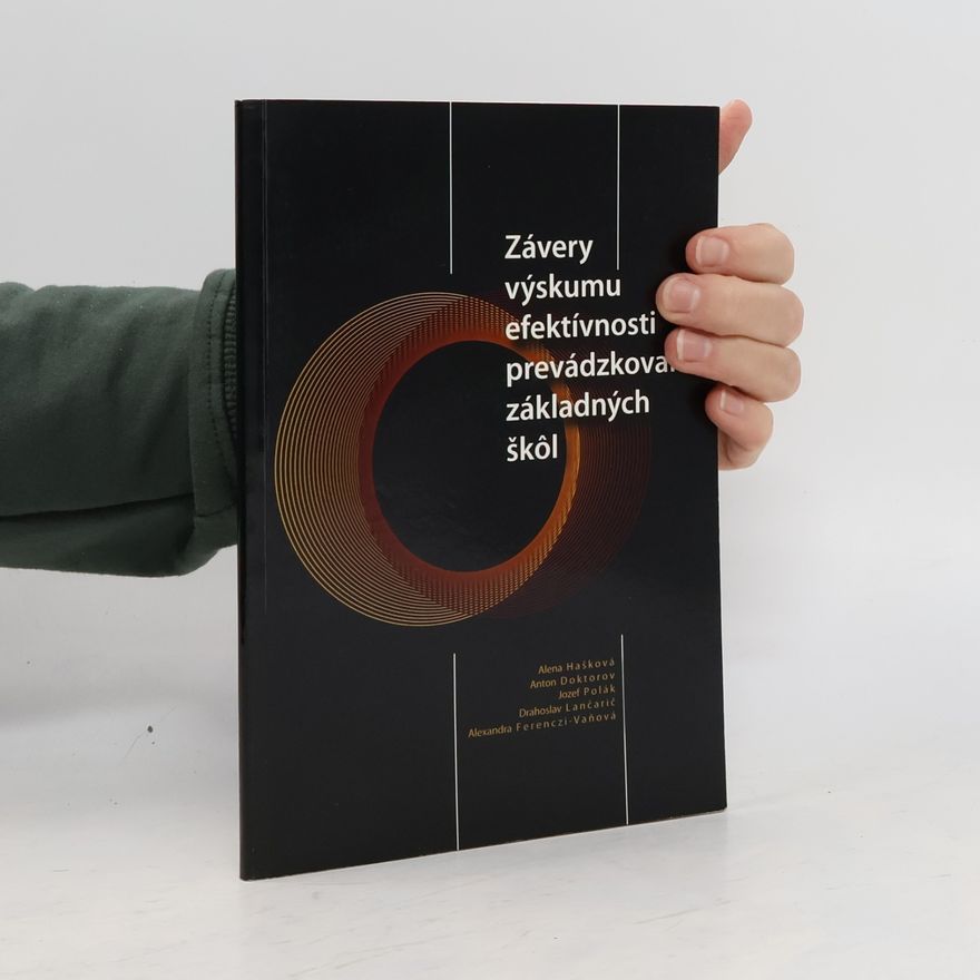 Drahoslav Lančarič Závery výskumu efektívnosti prevádzkovania základných škôl