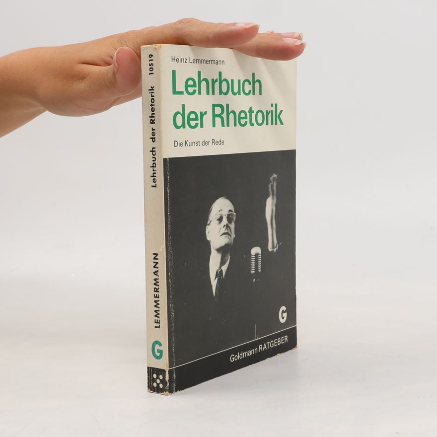 Heinz Lemmermann Lehrbuch der Rhetorik