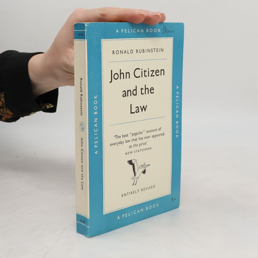 Ronald Rubinstein John Citizen and the Law