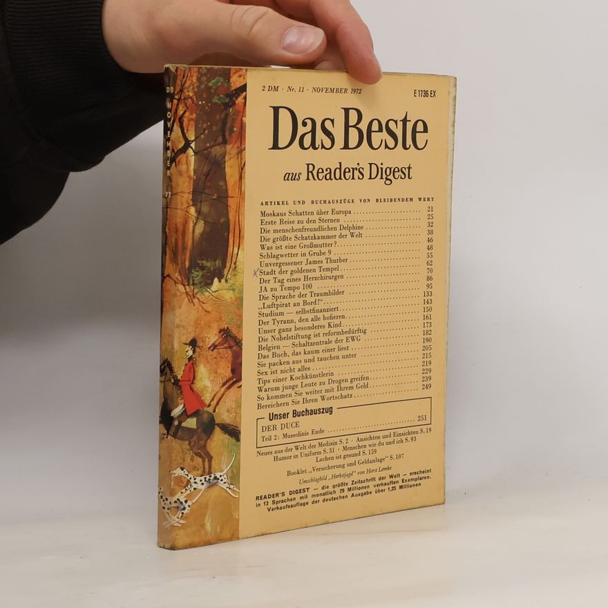 Autorenkollektiv Das beste aus Reader's Digest 11/1972