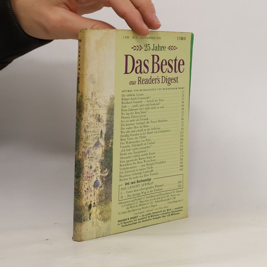 Various authors Das Beste aus Reader´s Digest 9/1973