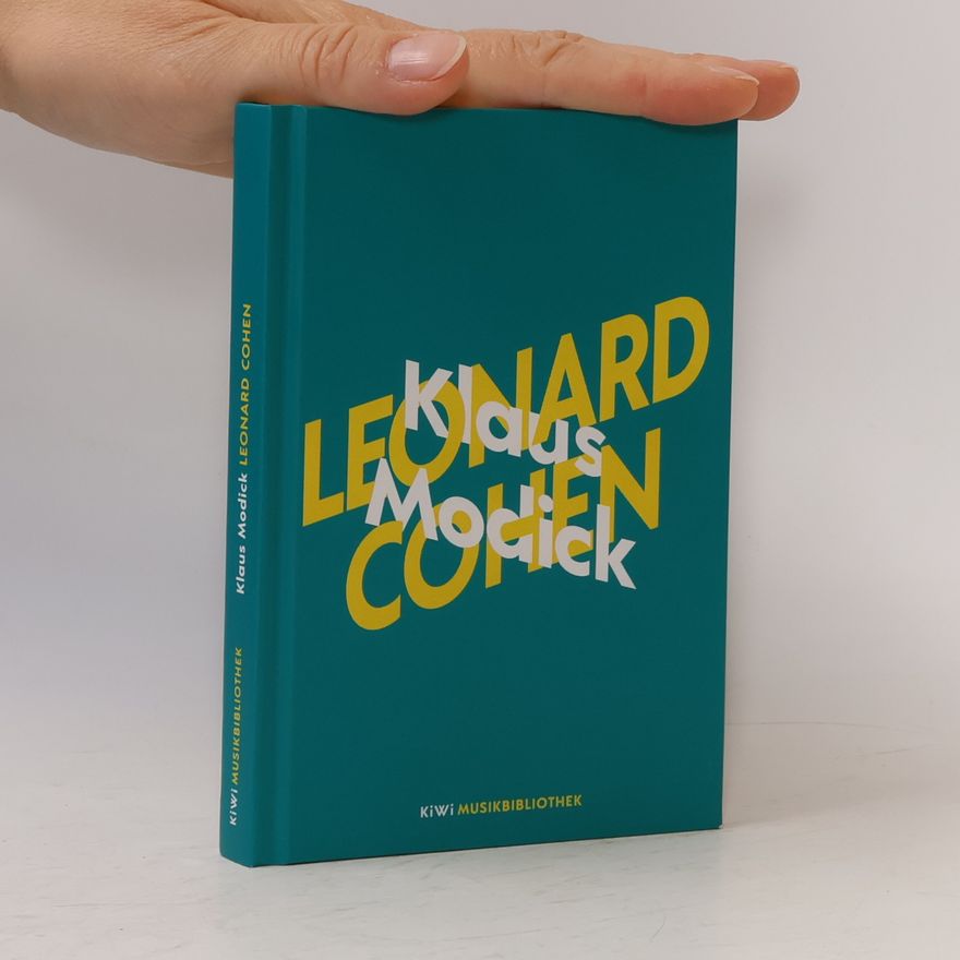 Klaus Modick Leonard Cohen