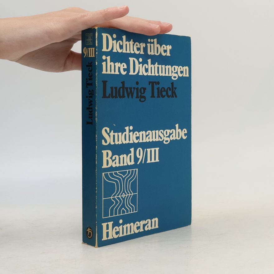 Ludwig Tieck Studienausgabe 9/III