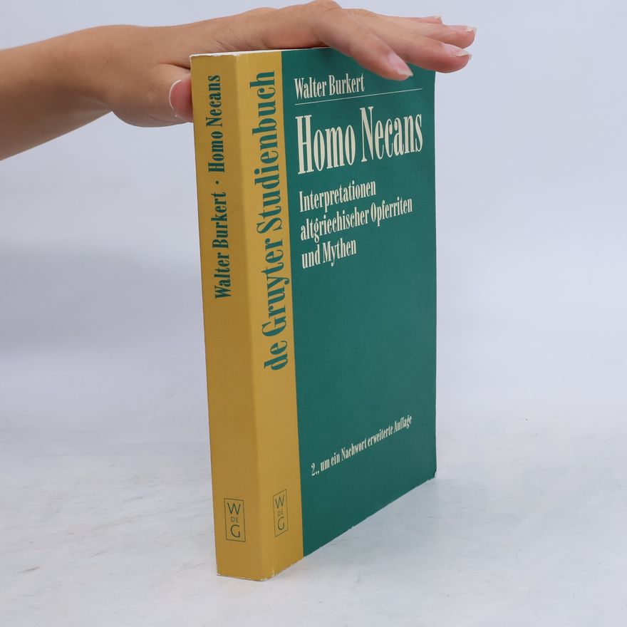 Walter Burkert Homo Necans