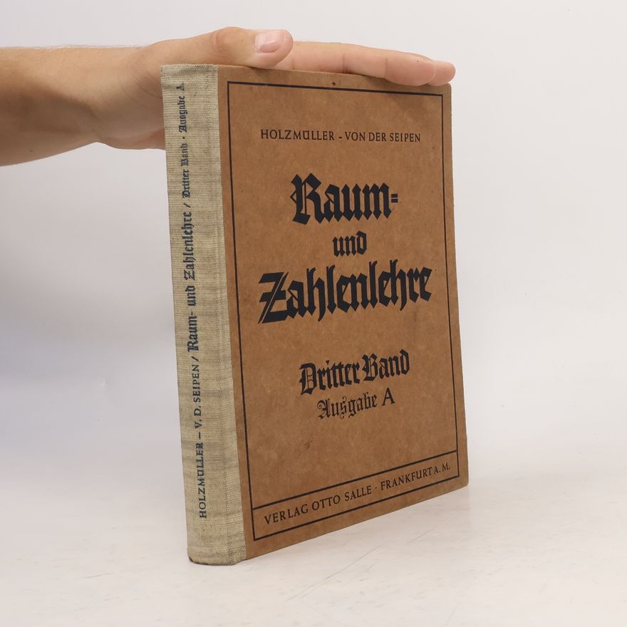 Wilhelm von der Seipen Raum- und Zahlenlehre für die Oberstufe