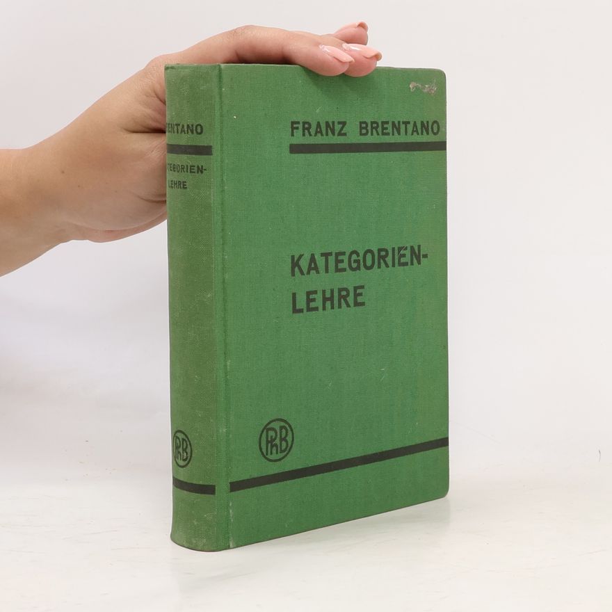 Franz Brentano Kategorienlehre