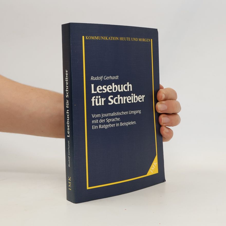 Rudolf Gerhardt Lesebuch für Schreiber