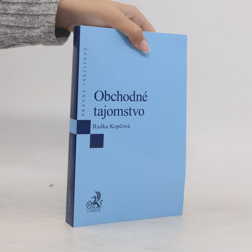 Radka Kopčová Obchodné tajomstvo