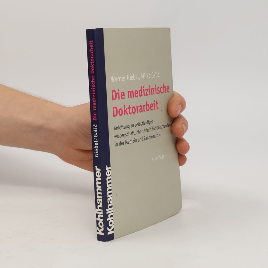 Mirko Galić Die medizinische Doktorarbeit