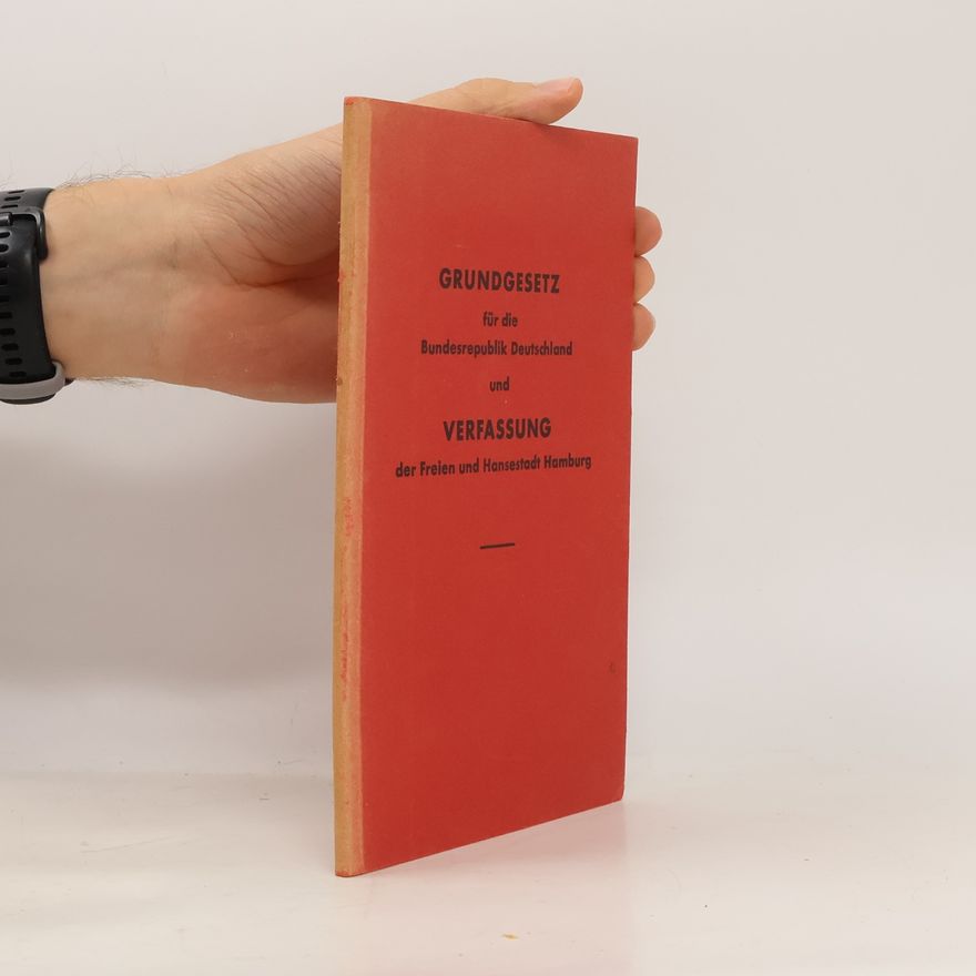 Autorenkollektiv Grundgesetz für die Bundesrepublik Deutschland und Verfassung der Freien und Hansestadt Hamburg
