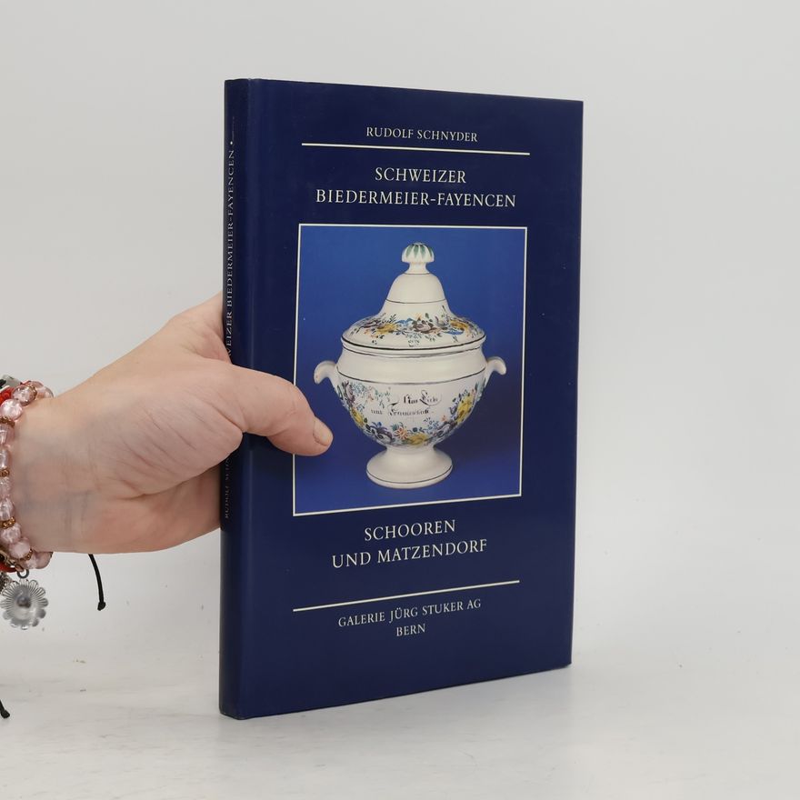 Rudolf Schnyder Schweizer biedermeier fayencen