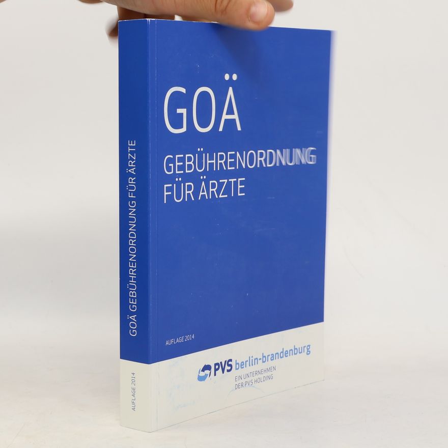 Autorenkollektiv GOÄ Gebührenordnung für Ärzte