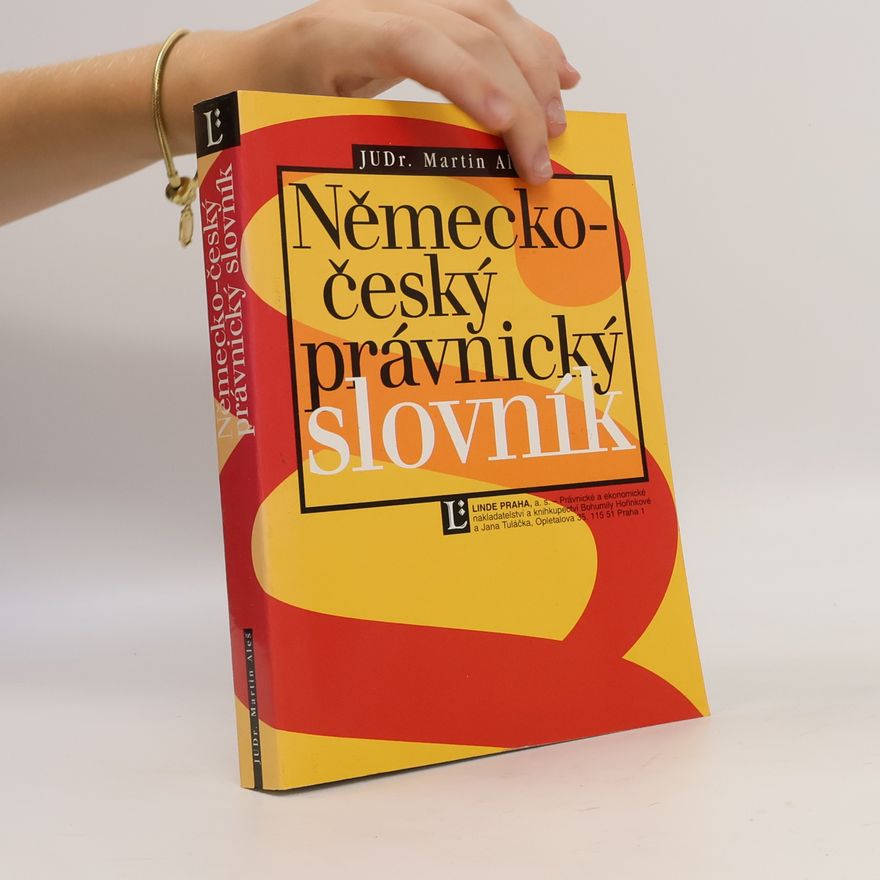 Martin Aleš Německo-český právnický slovník