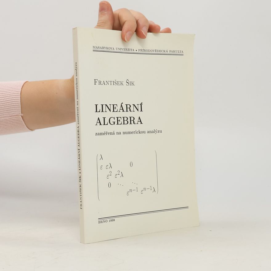 František Šik Lineární algebra