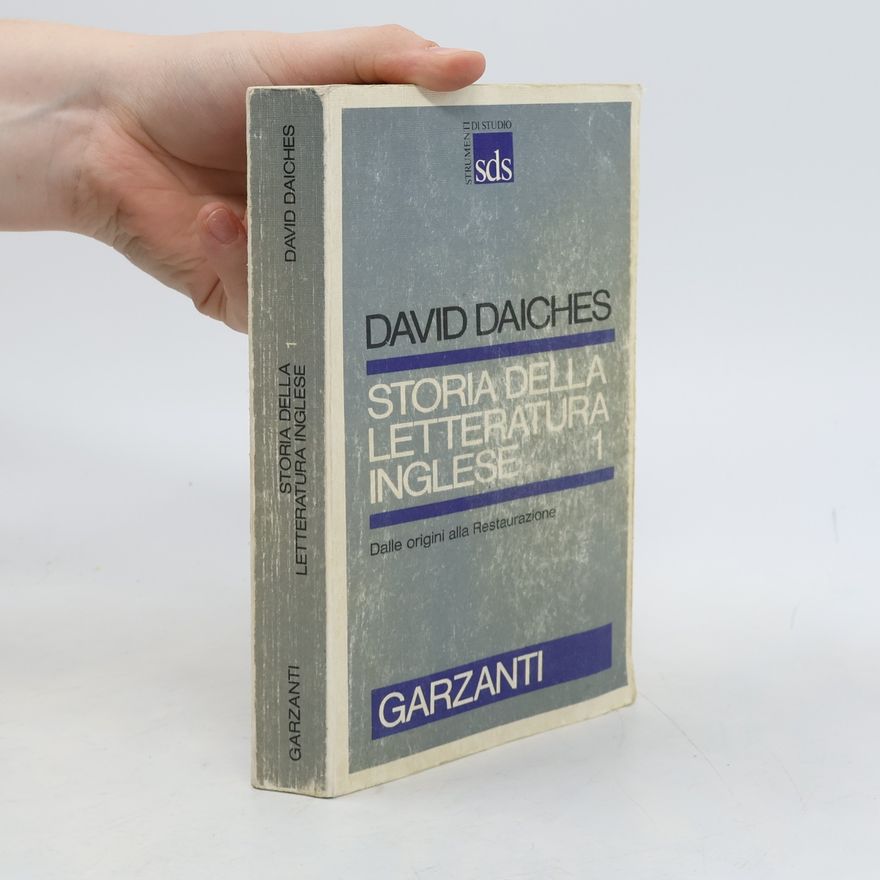 David Daiches Storia della letteratura inglese 1
