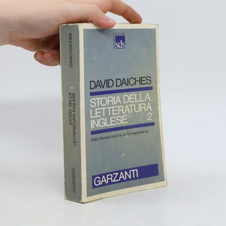 David Daiches Storia della letteratura inglese 2