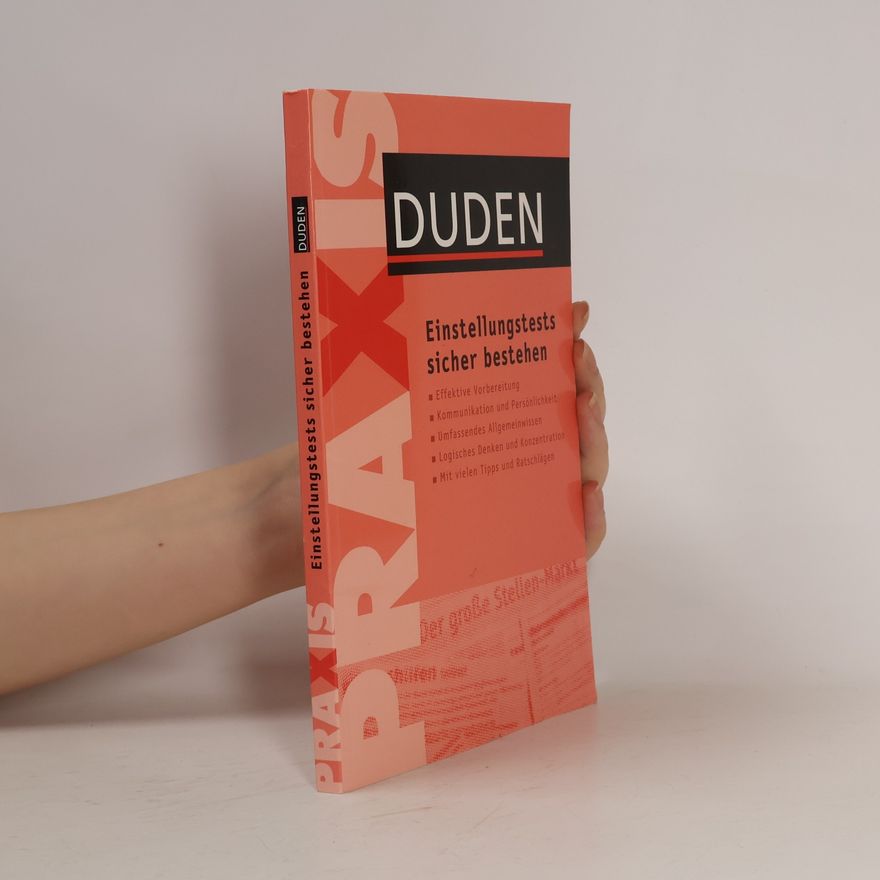 Jürgen Heß Duden, Einstellungstests sicher bestehen