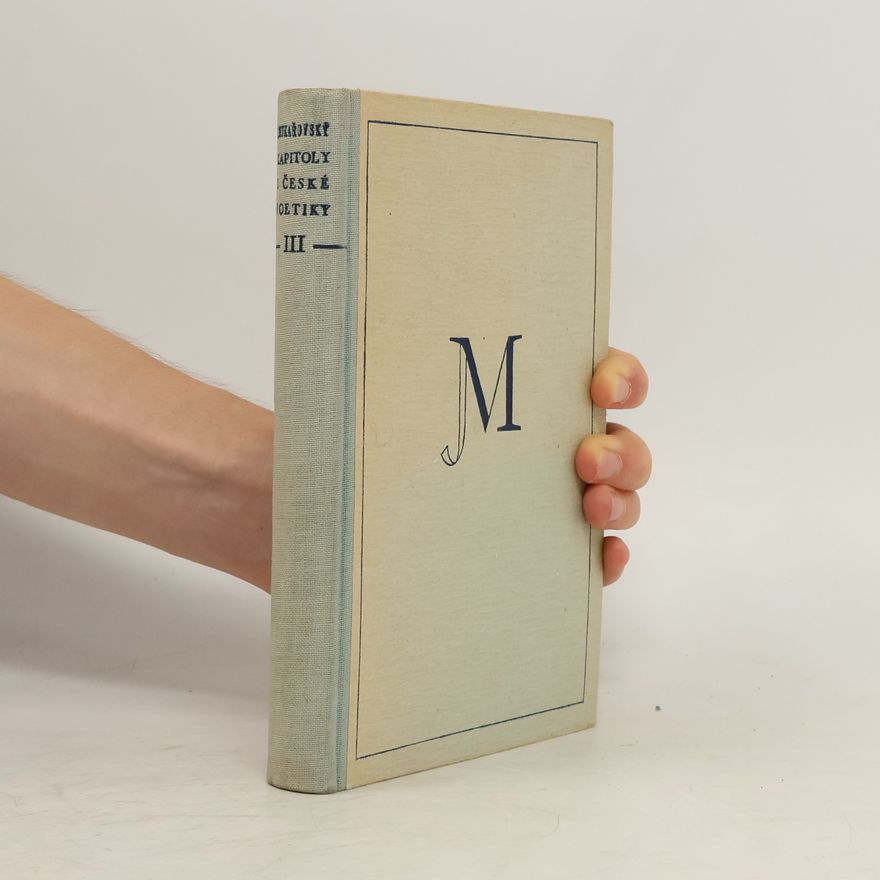 Jan Mukařovský Kapitoly z české poetiky III. Máchovské studie